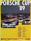 Porsche Original Rennplakat 1989 - Porsche Cup - Leichte Gebrauchsspuren