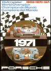 Porsche Rennplakat Welmeister 1971