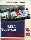 Porsche Original Rennplakat - Porsche Turbo 964 Turbo S. Imsa Su