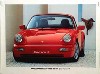 Porsche Original Werbeplakat 1989 - Porsche 964 Carrera 4 - Gut Erhalten