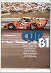 Porsche Cup 1981 - Porsche Postkarte