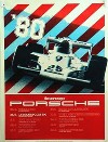 Porsche Original Rennplakat 1979 - Interscope Porsche Indianapolis 500 - Gut Erhalten