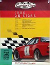 Porsche Original Rennplakat 1986 - Turbocup - Leichte Gebrauchsspuren