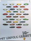 Porsche Original Werbeplakat 1983 - Sportwagen Seit 1948 - Gut Erhalten