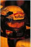 Alain Prost In His Mac Laren - Postcard Reprint