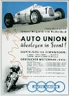 Auto Union Audi Rennen Plakat