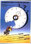 Bmw Motorrad Sachsenring 1950 Automobile - Postkarte Reprint