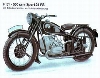Bmw R 51 Sport 1951 - Postkarte Reprint