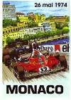 Monaco Grand Prix 1974 - Postcard Reprint