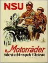 Nsu Motorräder 1912 Motorrad - Postkarte Reprint