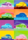 Porsche 911 Carrera - Postcard Reprint