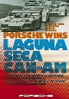Porsche Rennplakat Reprint Wins Laguna - Postkarte Reprint