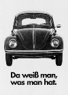 Vw Volkswagen Käfer Werbung