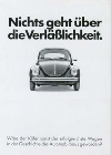 Vw Volkswagen Käfer Werbung