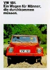 Vw Volkswagen-181 Kübel Werbung 1969