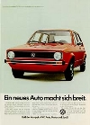 Vw Volkswagen-golf Werbung 1974