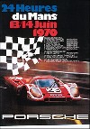 Porsche Postkarte - 24 Stunden Von Le Mans 1970